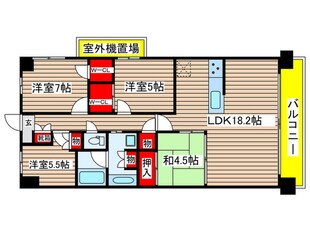 プラウド八事ガーデン（203）の物件間取画像